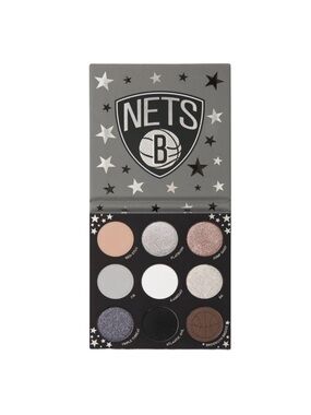 ColourPop x NBA Brooklyn Nets Eyeshadow Palette 9 color Smokey Eye